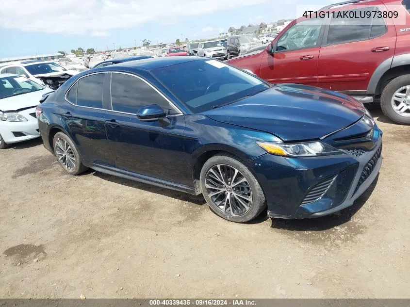 2020 Toyota Camry Se VIN: 4T1G11AK0LU973809 Lot: 40339435