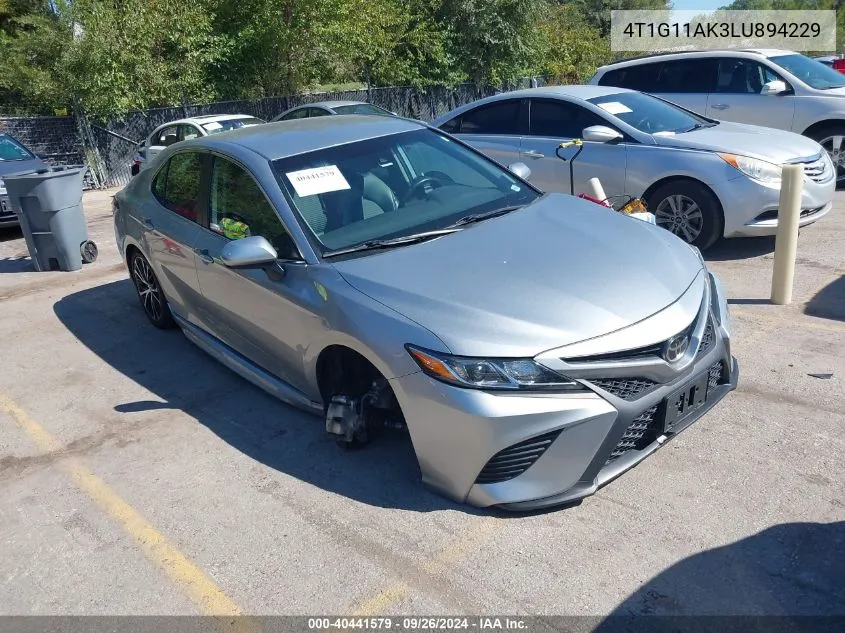 2020 Toyota Camry Se VIN: 4T1G11AK3LU894229 Lot: 40441579