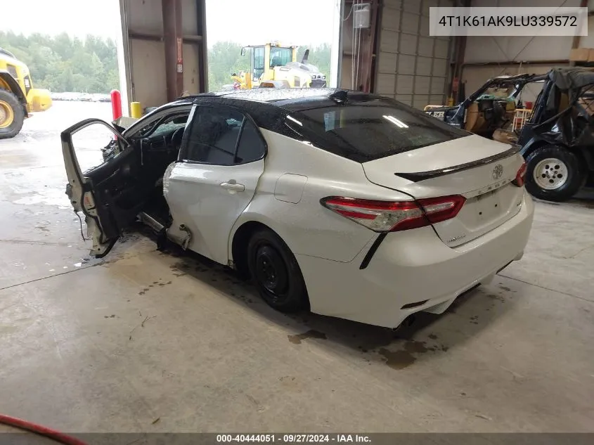 2020 Toyota Camry Xse VIN: 4T1K61AK9LU339572 Lot: 40444051