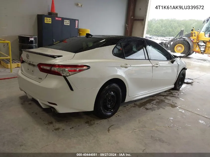 2020 Toyota Camry Xse VIN: 4T1K61AK9LU339572 Lot: 40444051