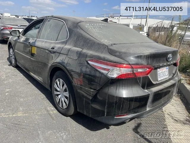 2020 Toyota Camry Le VIN: 4T1L31AK4LU537005 Lot: 40452165