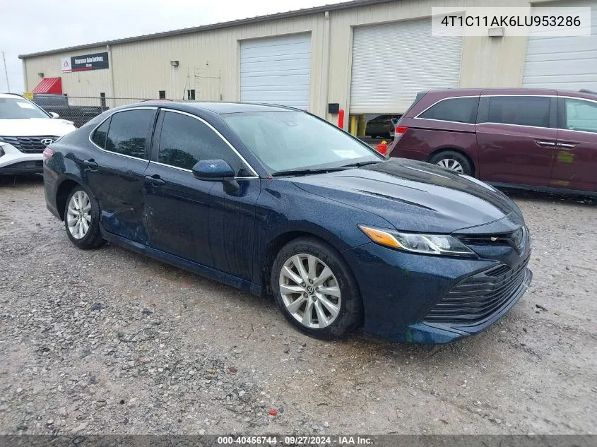 2020 Toyota Camry Le VIN: 4T1C11AK6LU953286 Lot: 40456744