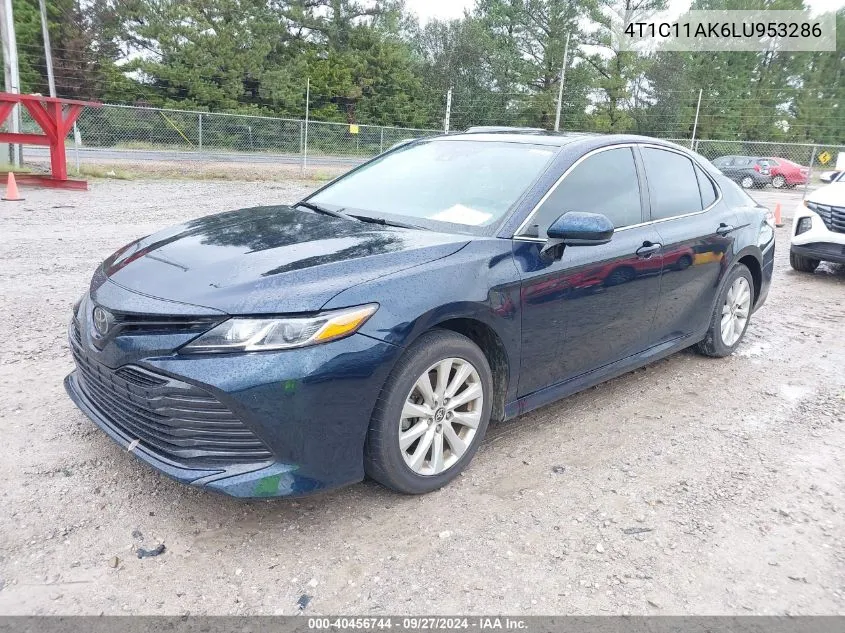 2020 Toyota Camry Le VIN: 4T1C11AK6LU953286 Lot: 40456744