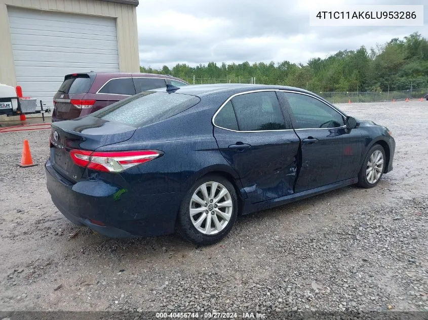 2020 Toyota Camry Le VIN: 4T1C11AK6LU953286 Lot: 40456744