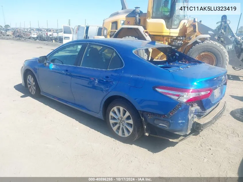 2020 Toyota Camry Le VIN: 4T1C11AK5LU323419 Lot: 40596285