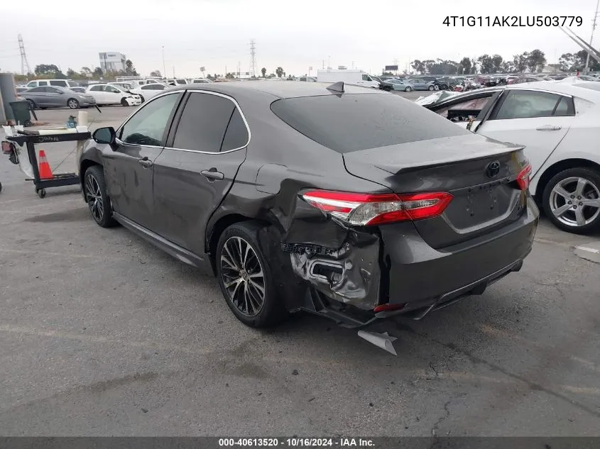 4T1G11AK2LU503779 2020 Toyota Camry Se