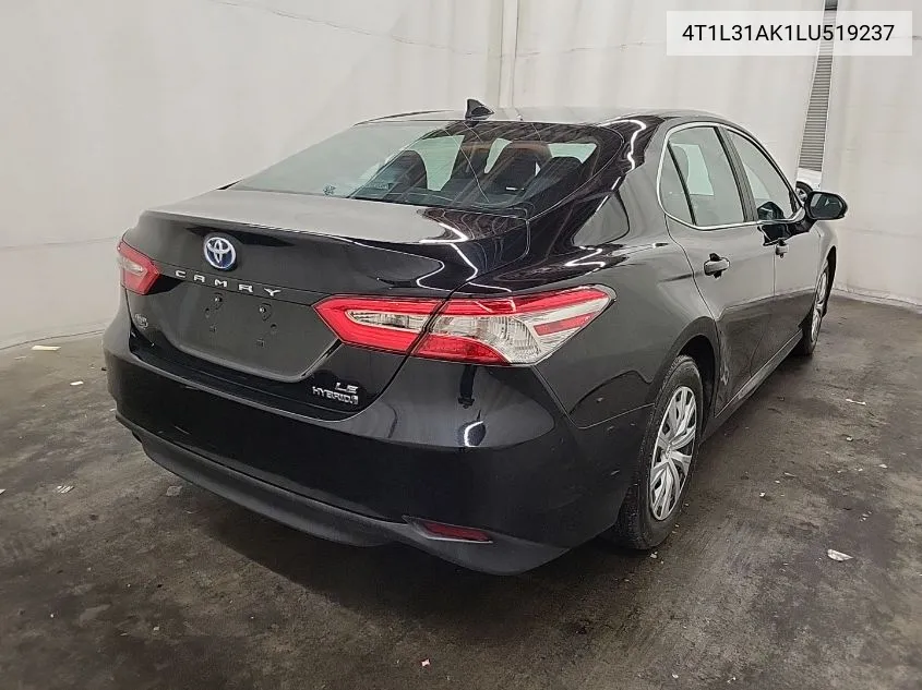 2020 Toyota Camry Le VIN: 4T1L31AK1LU519237 Lot: 40657266