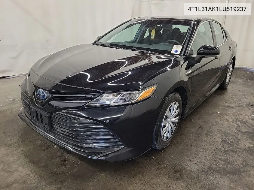 2020 Toyota Camry Le VIN: 4T1L31AK1LU519237 Lot: 40657266