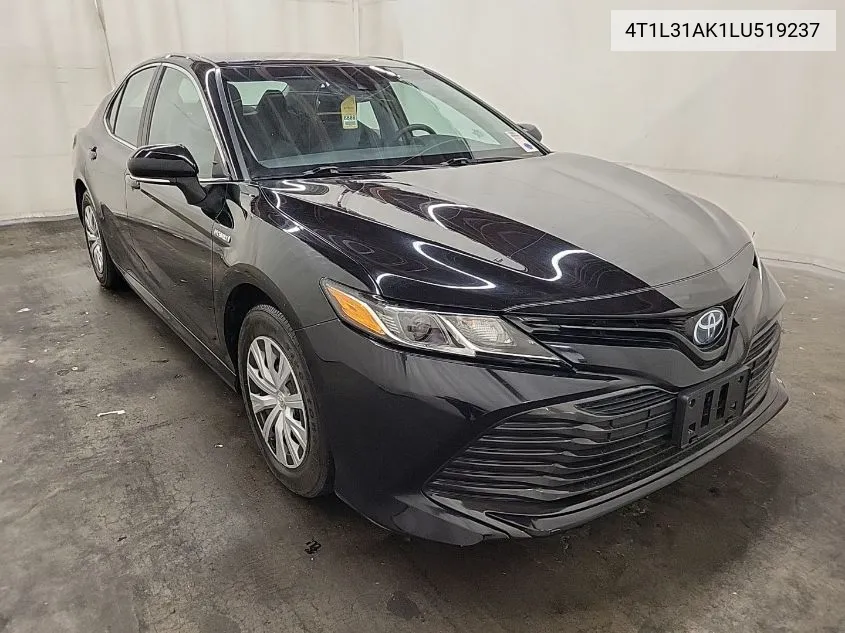 2020 Toyota Camry Le VIN: 4T1L31AK1LU519237 Lot: 40657266