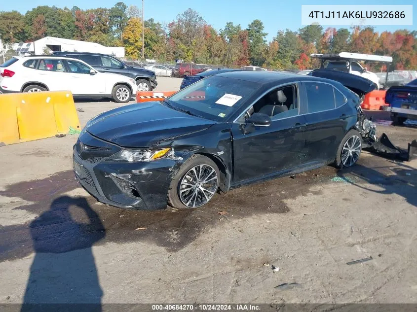 4T1J11AK6LU932686 2020 Toyota Camry Se