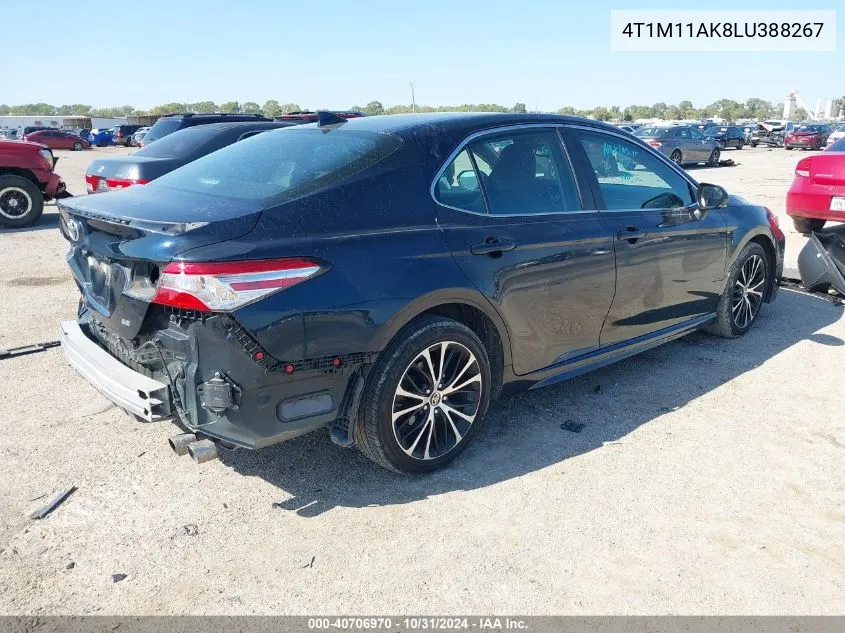 2020 Toyota Camry Se VIN: 4T1M11AK8LU388267 Lot: 40706970