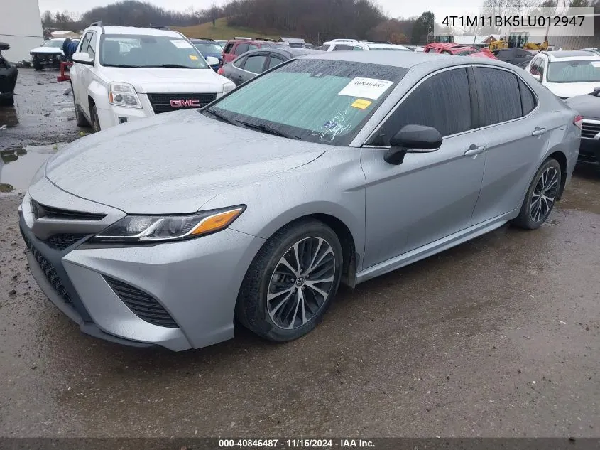 2020 Toyota Camry Se Awd VIN: 4T1M11BK5LU012947 Lot: 40846487