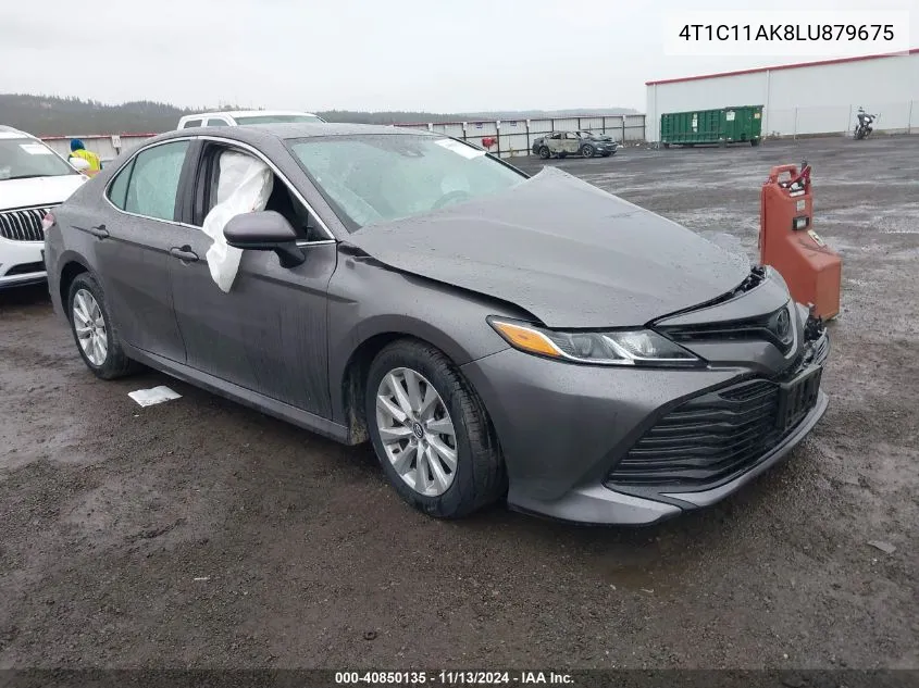 2020 Toyota Camry Le VIN: 4T1C11AK8LU879675 Lot: 40850135