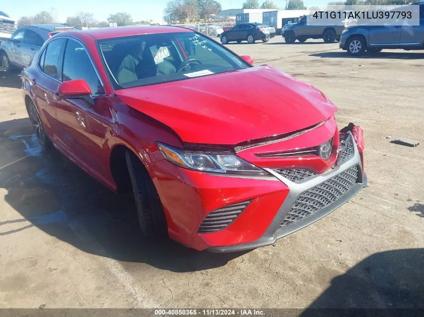 2020 Toyota Camry Se VIN: 4T1G11AK1LU397793 Lot: 40850365