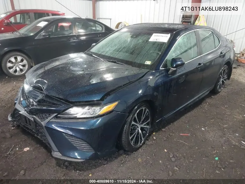 2020 Toyota Camry Se VIN: 4T1G11AK6LU898243 Lot: 40859610