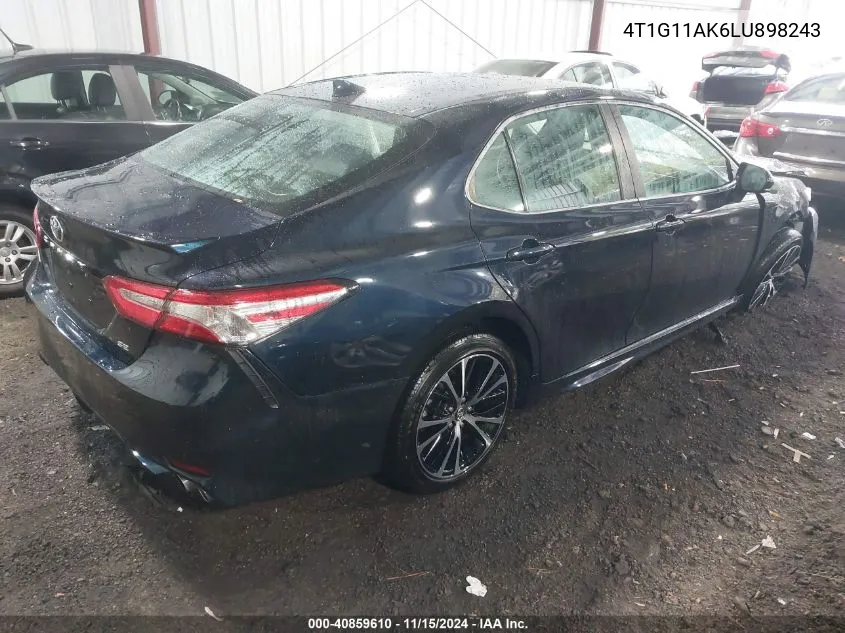 2020 Toyota Camry Se VIN: 4T1G11AK6LU898243 Lot: 40859610