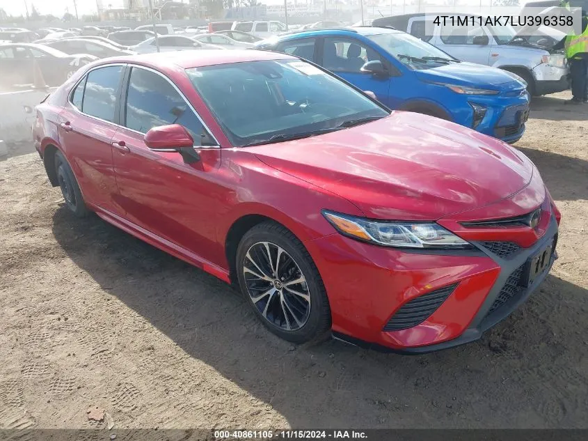 2020 Toyota Camry Se VIN: 4T1M11AK7LU396358 Lot: 40861105