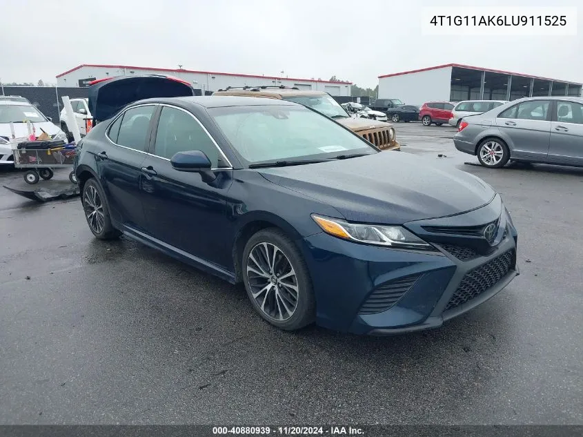 2020 Toyota Camry Se VIN: 4T1G11AK6LU911525 Lot: 40880939