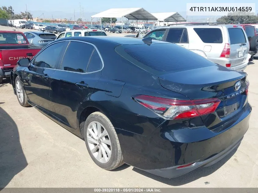 4T1R11AK3MU614559 2021 Toyota Camry Le