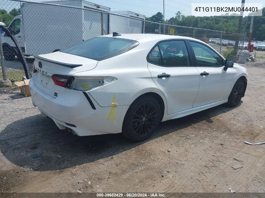 4T1G11BK2MU044401 2021 Toyota Camry Se Nightshade Edition Awd