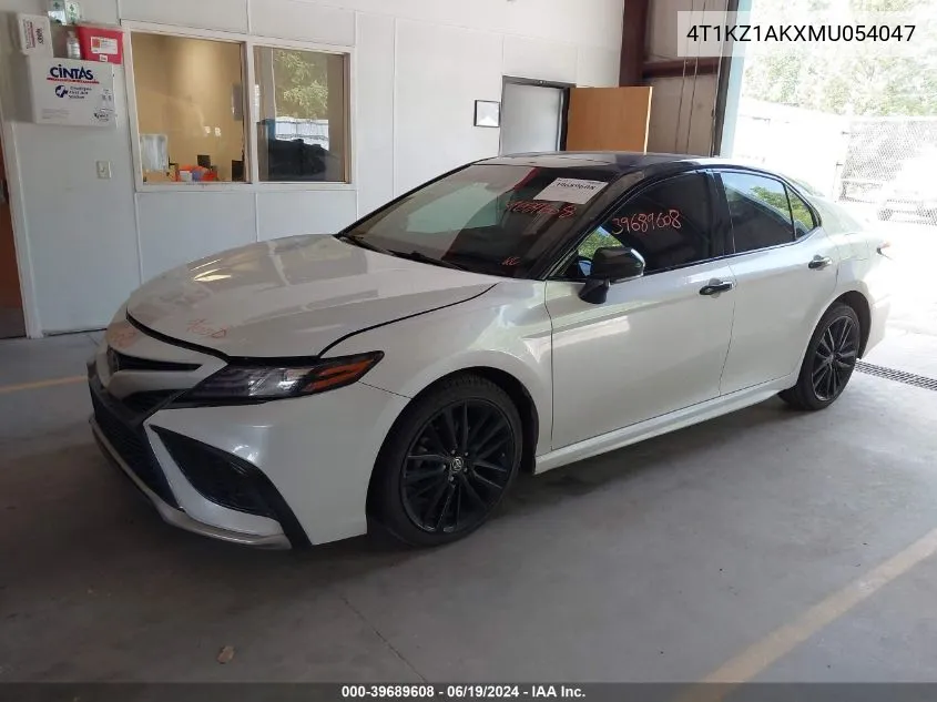 2021 Toyota Camry Xse V6 VIN: 4T1KZ1AKXMU054047 Lot: 39689608