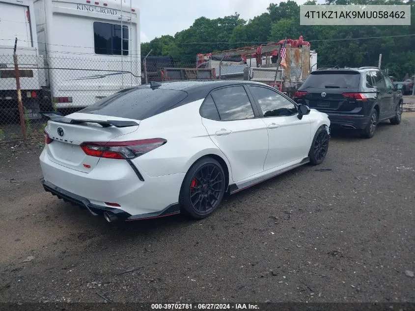 2021 Toyota Camry Trd VIN: 4T1KZ1AK9MU058462 Lot: 39702781