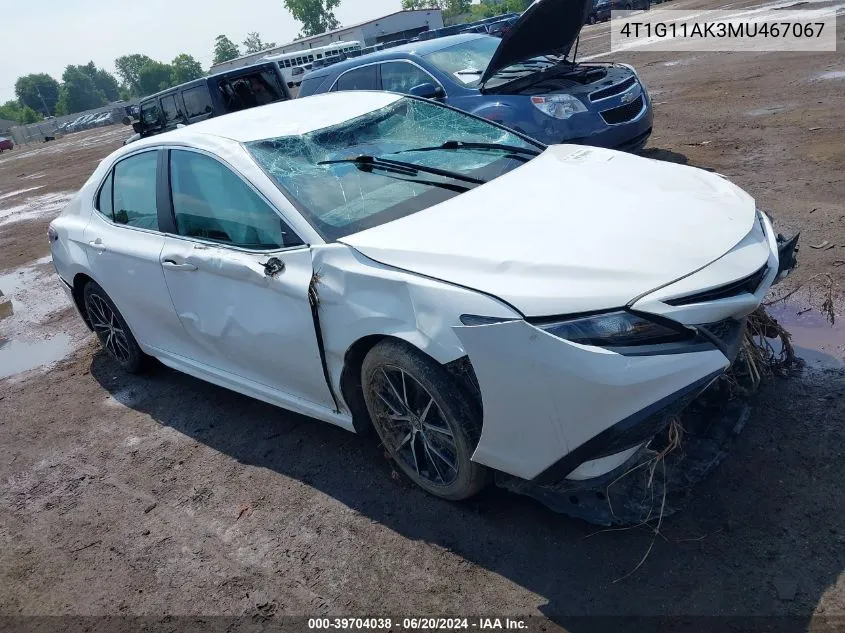 4T1G11AK3MU467067 2021 Toyota Camry Se