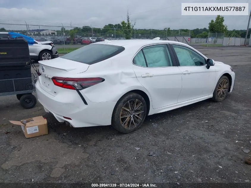 4T1G11AKXMU577887 2021 Toyota Camry Se