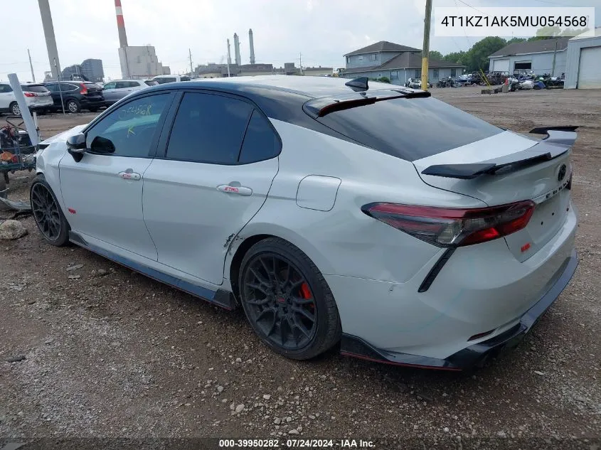 2021 Toyota Camry Trd VIN: 4T1KZ1AK5MU054568 Lot: 39950282