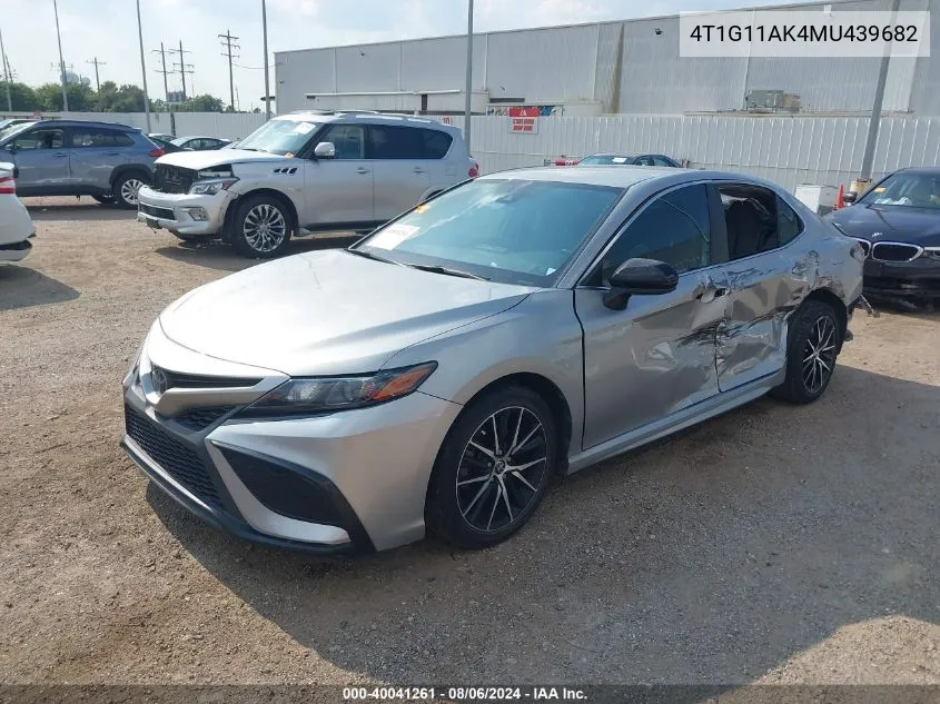 2021 Toyota Camry Se VIN: 4T1G11AK4MU439682 Lot: 40041261