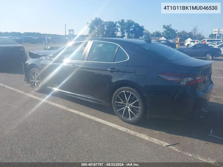 2021 Toyota Camry Se Awd VIN: 4T1G11BK1MU046530 Lot: 40167787