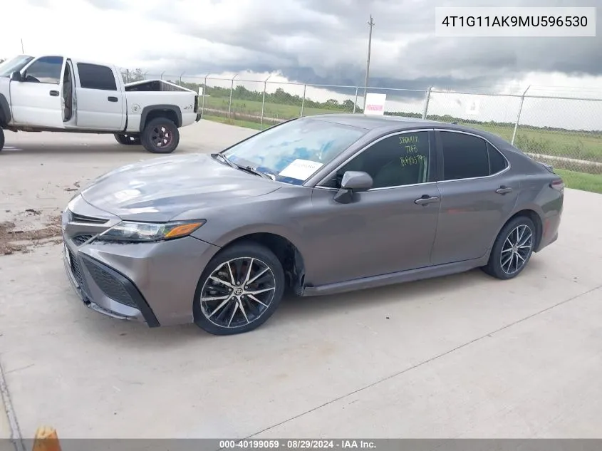 2021 Toyota Camry Se VIN: 4T1G11AK9MU596530 Lot: 40199059