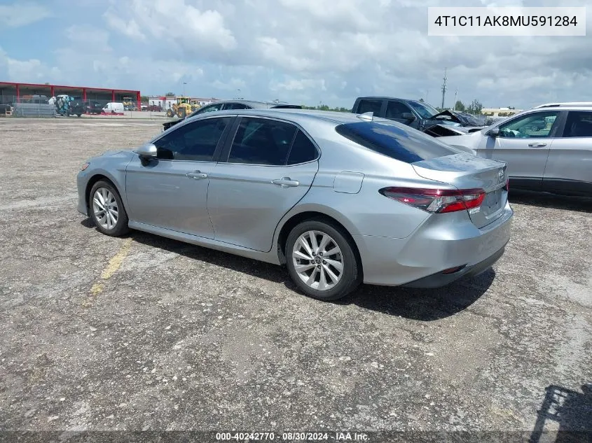 2021 Toyota Camry Le VIN: 4T1C11AK8MU591284 Lot: 40242770