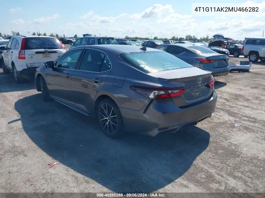 4T1G11AK2MU466282 2021 Toyota Camry Se