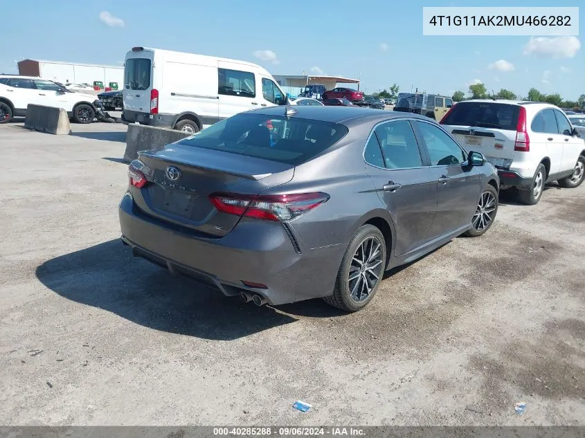 4T1G11AK2MU466282 2021 Toyota Camry Se