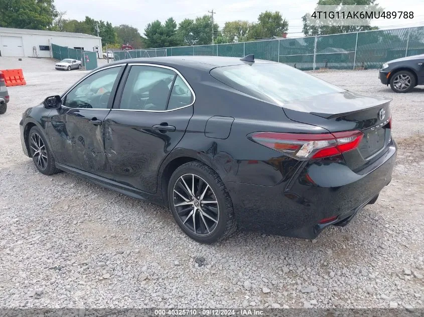 4T1G11AK6MU489788 2021 Toyota Camry Se