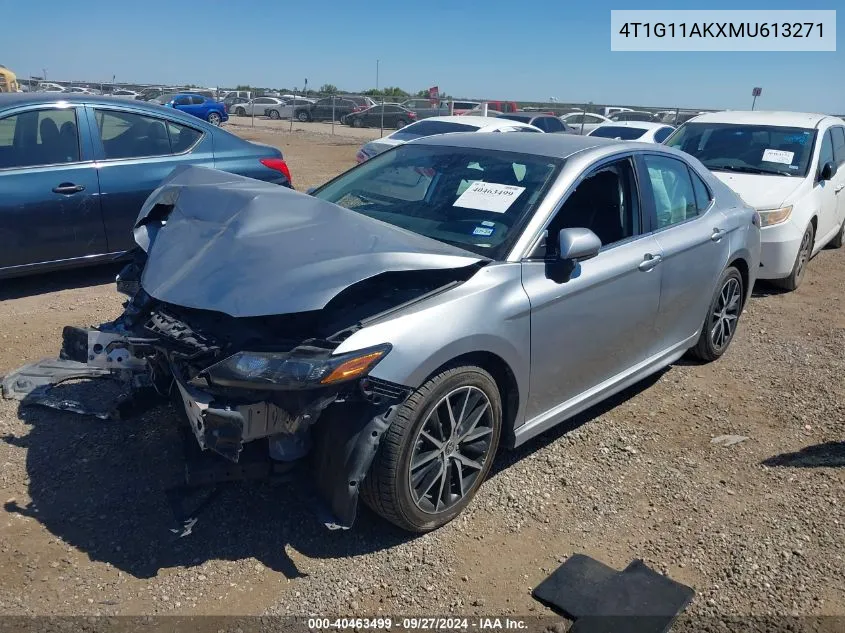 4T1G11AKXMU613271 2021 Toyota Camry Se