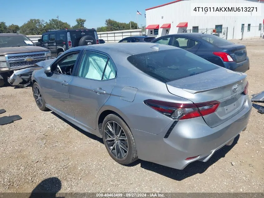 2021 Toyota Camry Se VIN: 4T1G11AKXMU613271 Lot: 40463499