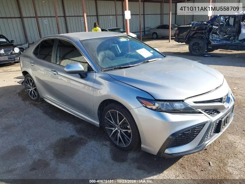 2021 Toyota Camry Se VIN: 4T1G11AK1MU558709 Lot: 40675101