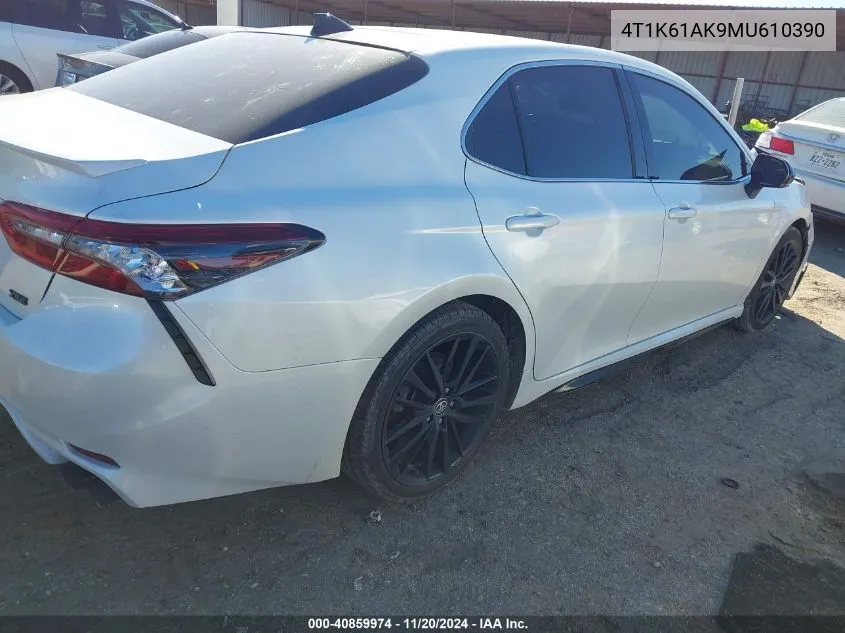 2021 Toyota Camry Xse VIN: 4T1K61AK9MU610390 Lot: 40859974