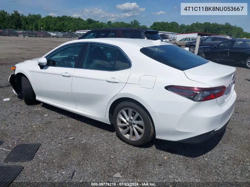 4T1C11BK8NU053667 2022 Toyota Camry Le Awd