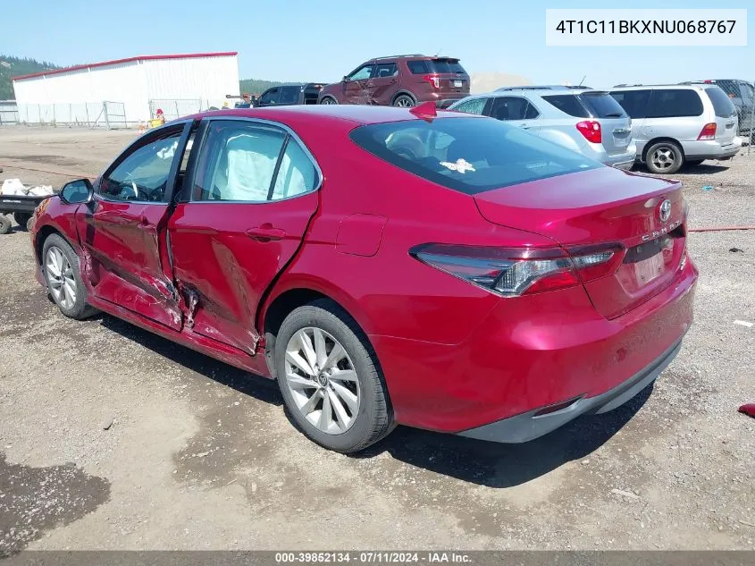 4T1C11BKXNU068767 2022 Toyota Camry Le Awd