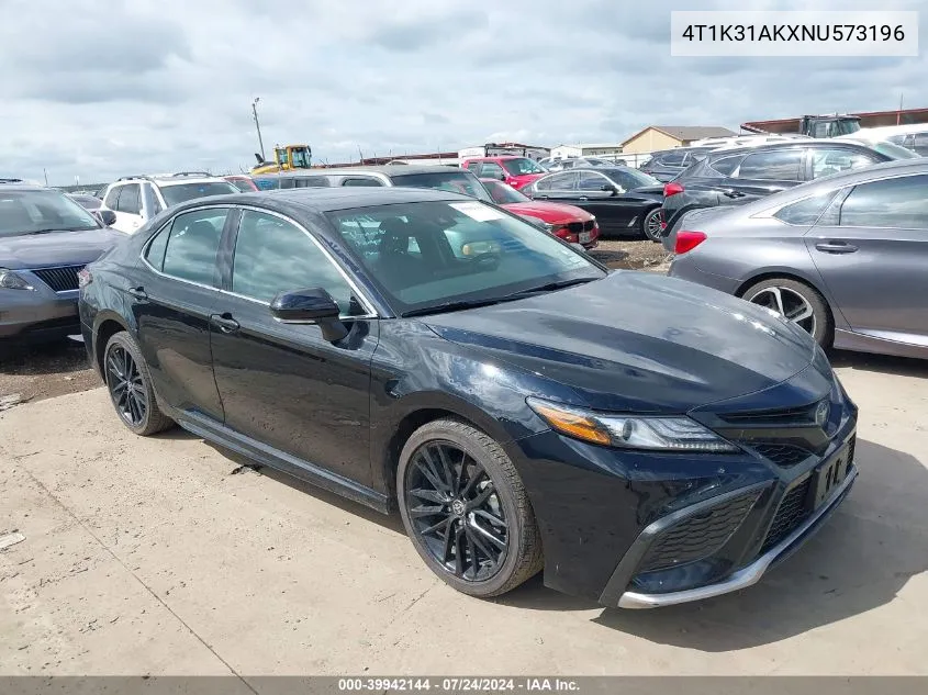 2022 Toyota Camry Xse Hybrid VIN: 4T1K31AKXNU573196 Lot: 39942144