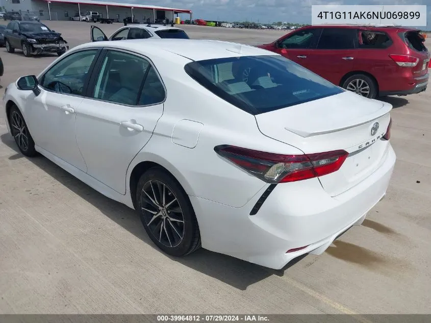 2022 Toyota Camry Se VIN: 4T1G11AK6NU069899 Lot: 39964812