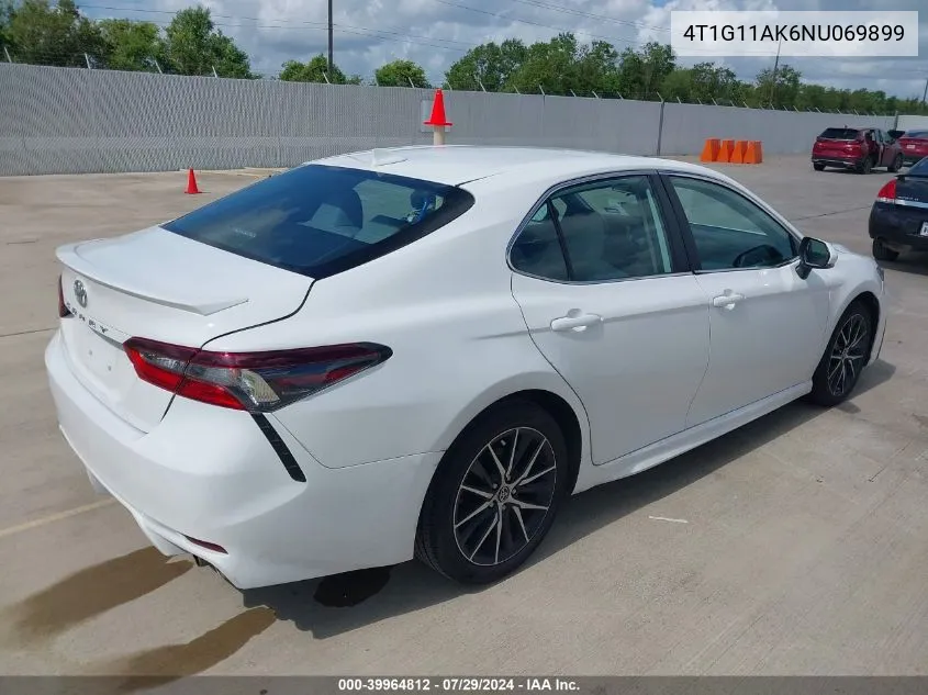 2022 Toyota Camry Se VIN: 4T1G11AK6NU069899 Lot: 39964812