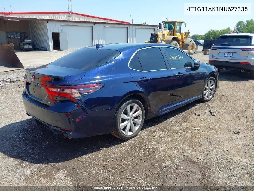 4T1G11AK1NU627335 2022 Toyota Camry Se