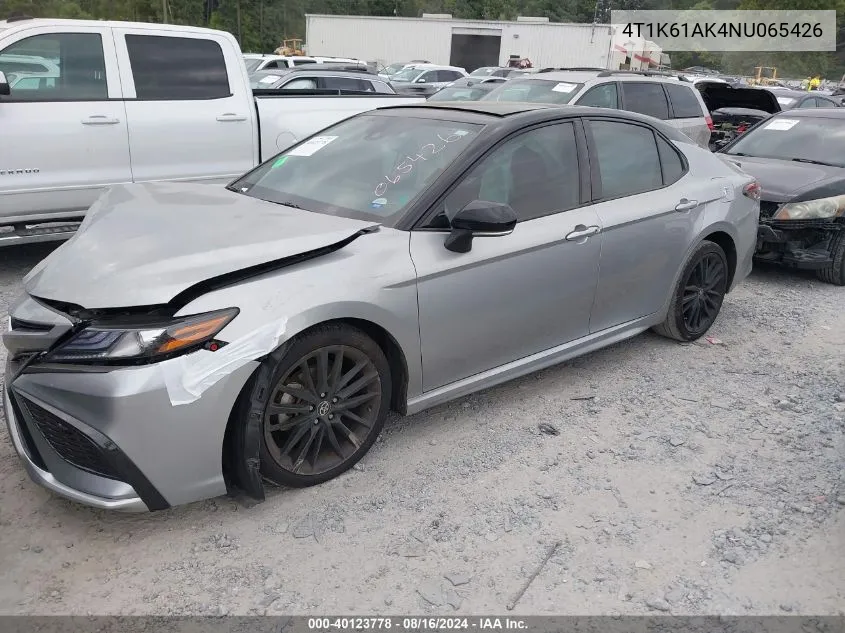 4T1K61AK4NU065426 2022 Toyota Camry Xse