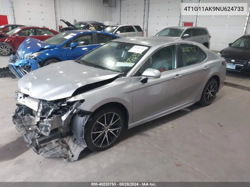 2022 Toyota Camry Se VIN: 4T1G11AK9NU624733 Lot: 40220753