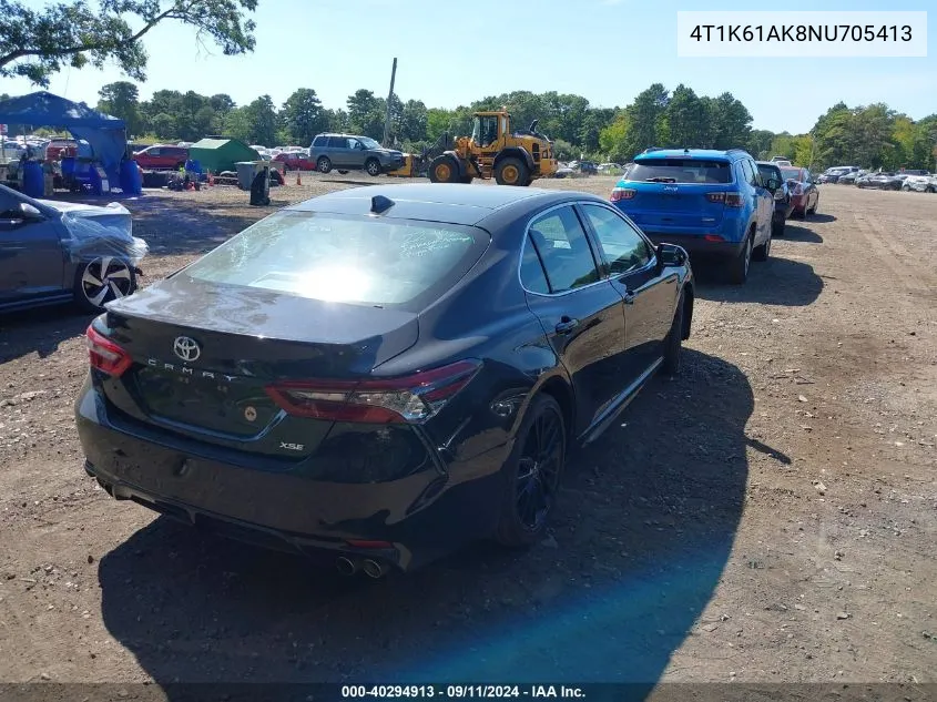 4T1K61AK8NU705413 2022 Toyota Camry Xse