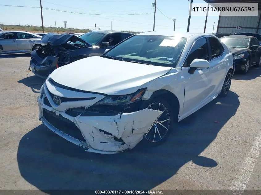 2022 Toyota Camry Se VIN: 4T1G11AK8NU676595 Lot: 40370117